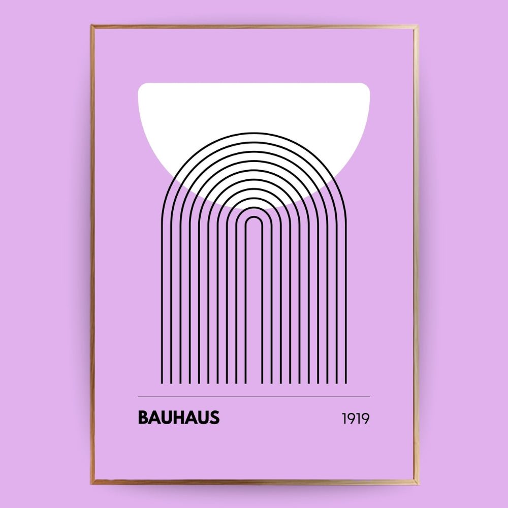 Bauhaus abstrakte Formen Poster - 13x18 cm - LostPrint