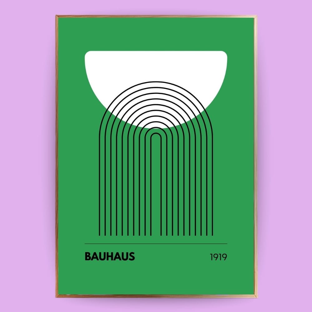 Bauhaus abstrakte Formen Poster - 13x18 cm - LostPrint