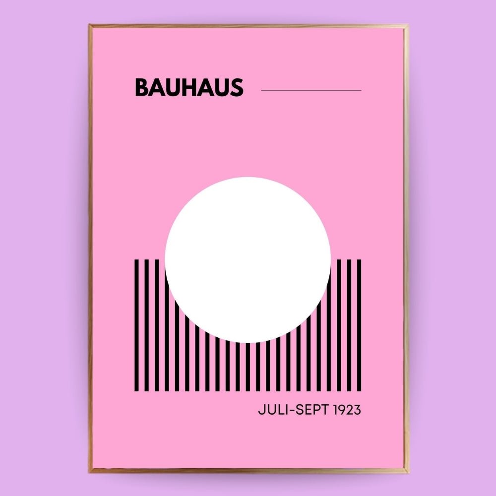Bauhaus Ausstellung Poster - 13x18 cm - LostPrint