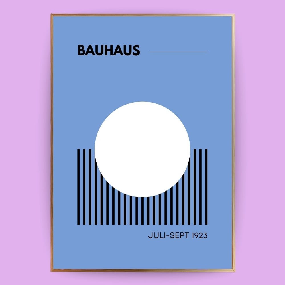 Bauhaus Ausstellung Poster - 13x18 cm - LostPrint
