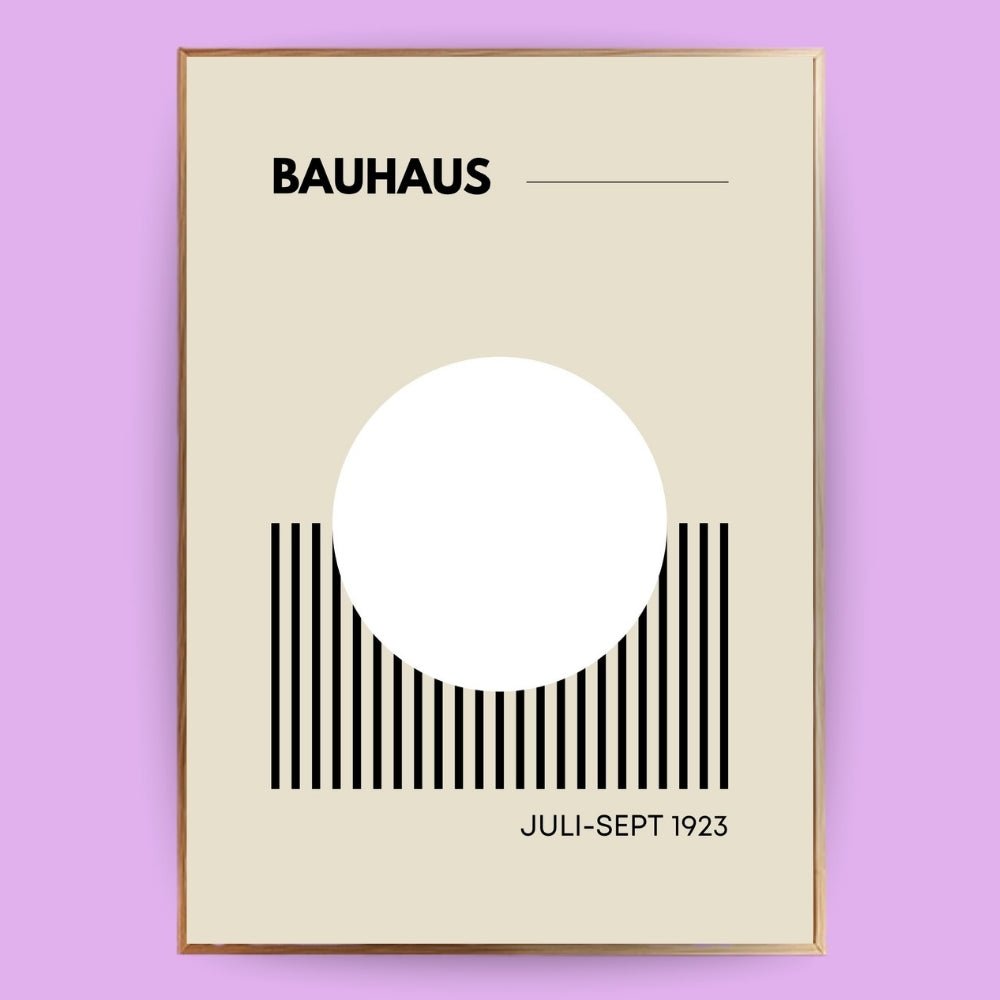 Bauhaus Ausstellung Poster - 13x18 cm - LostPrint