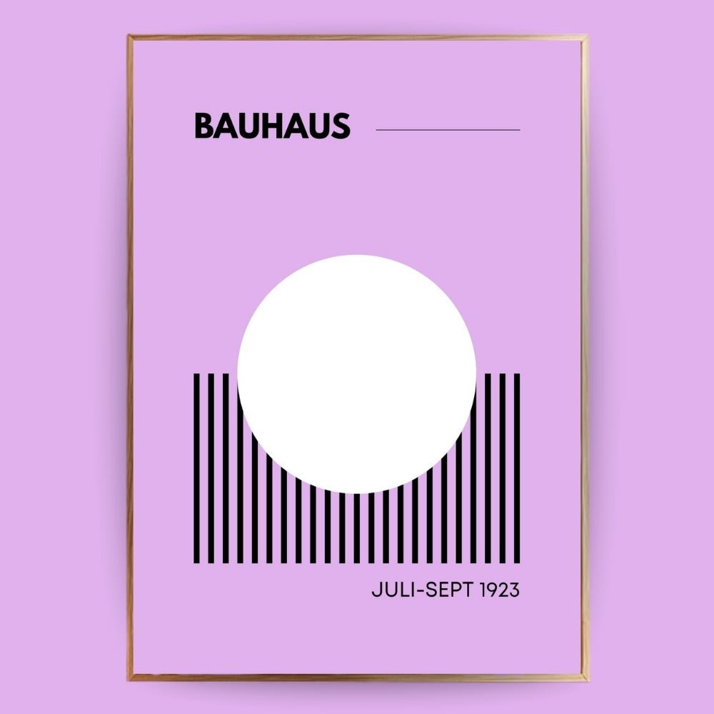 Bauhaus Ausstellung Poster - 13x18 cm - LostPrint