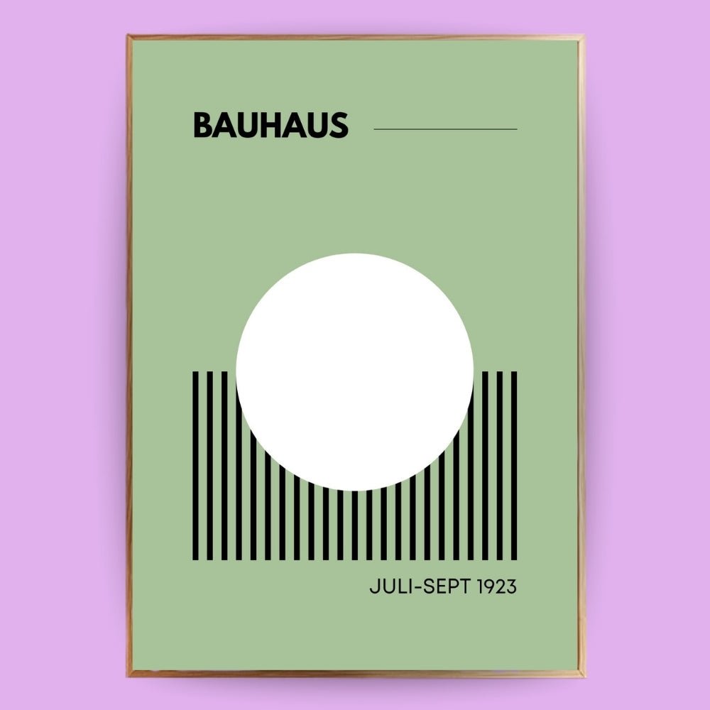 Bauhaus Ausstellung Poster - 13x18 cm - LostPrint