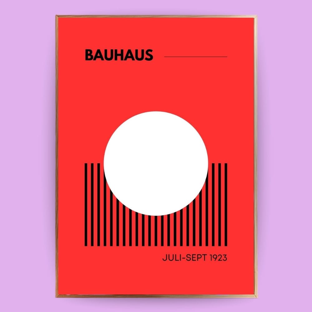 Bauhaus Ausstellung Poster - 13x18 cm - LostPrint