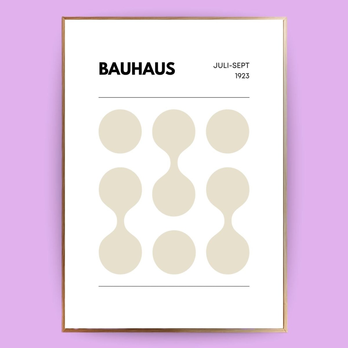Bauhaus Poster - 13x18 cm - LostPrint