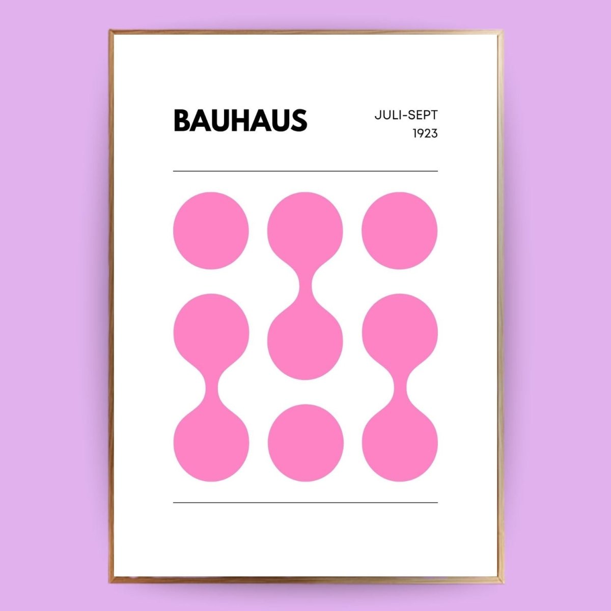 Bauhaus Poster - 13x18 cm - LostPrint