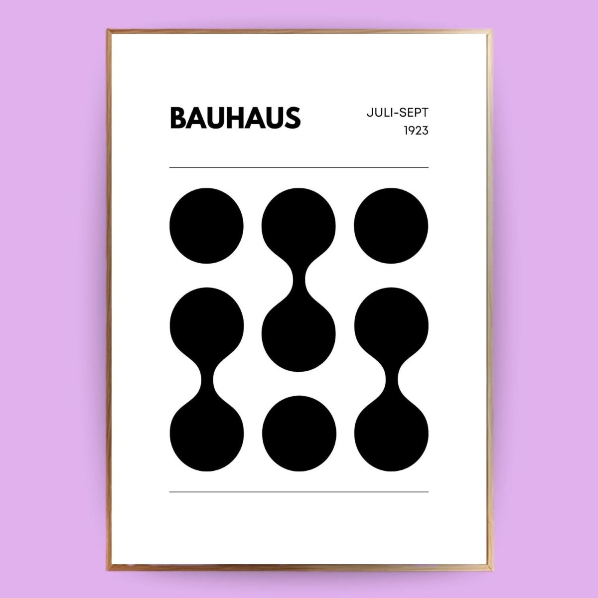Bauhaus Poster - 13x18 cm - LostPrint