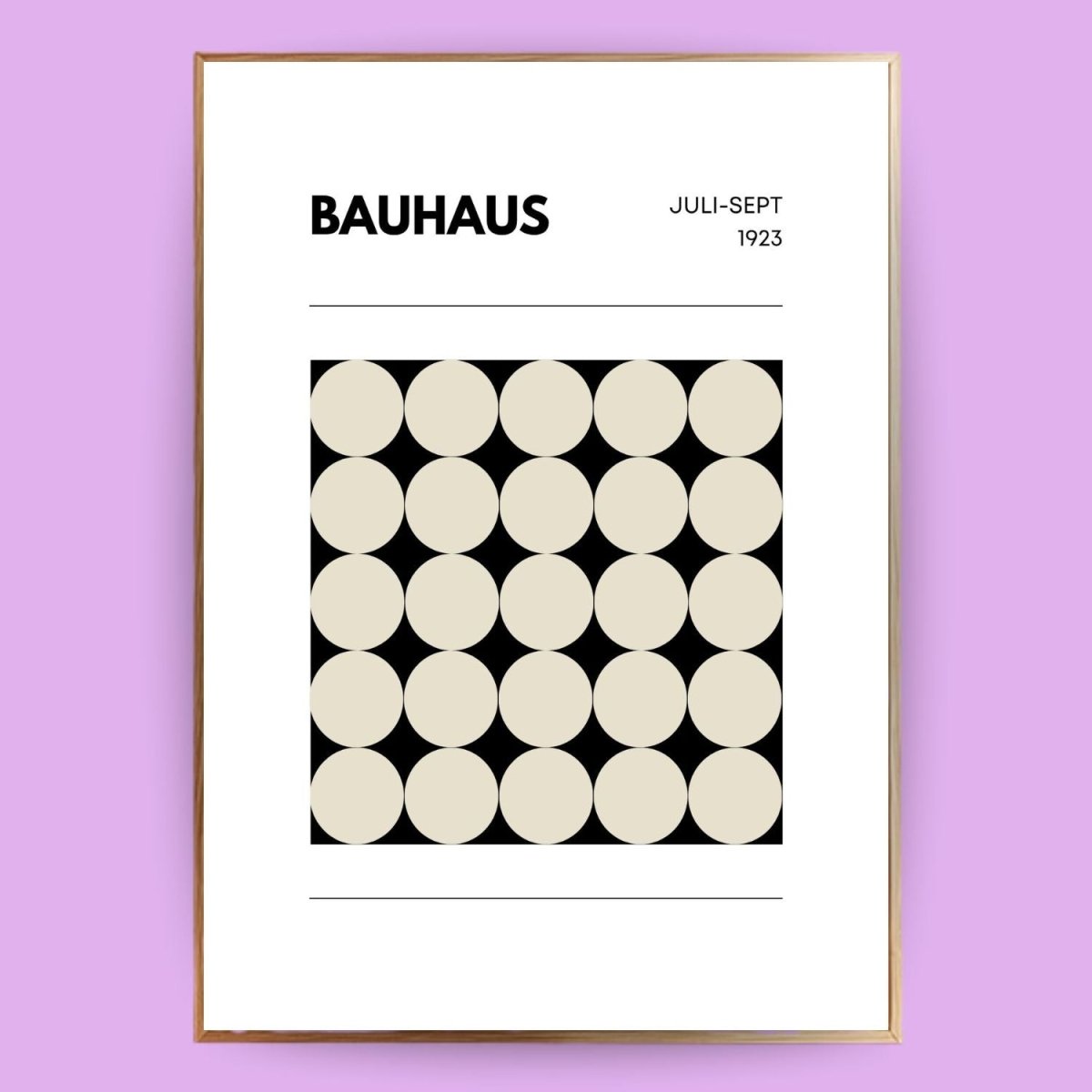 Bauhaus Poster - 13x18 cm - LostPrint