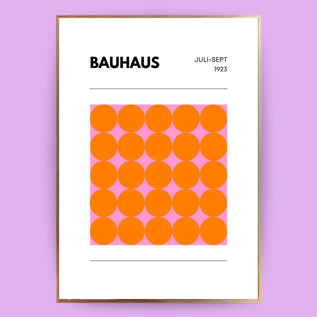 Bauhaus Poster - 13x18 cm - LostPrint