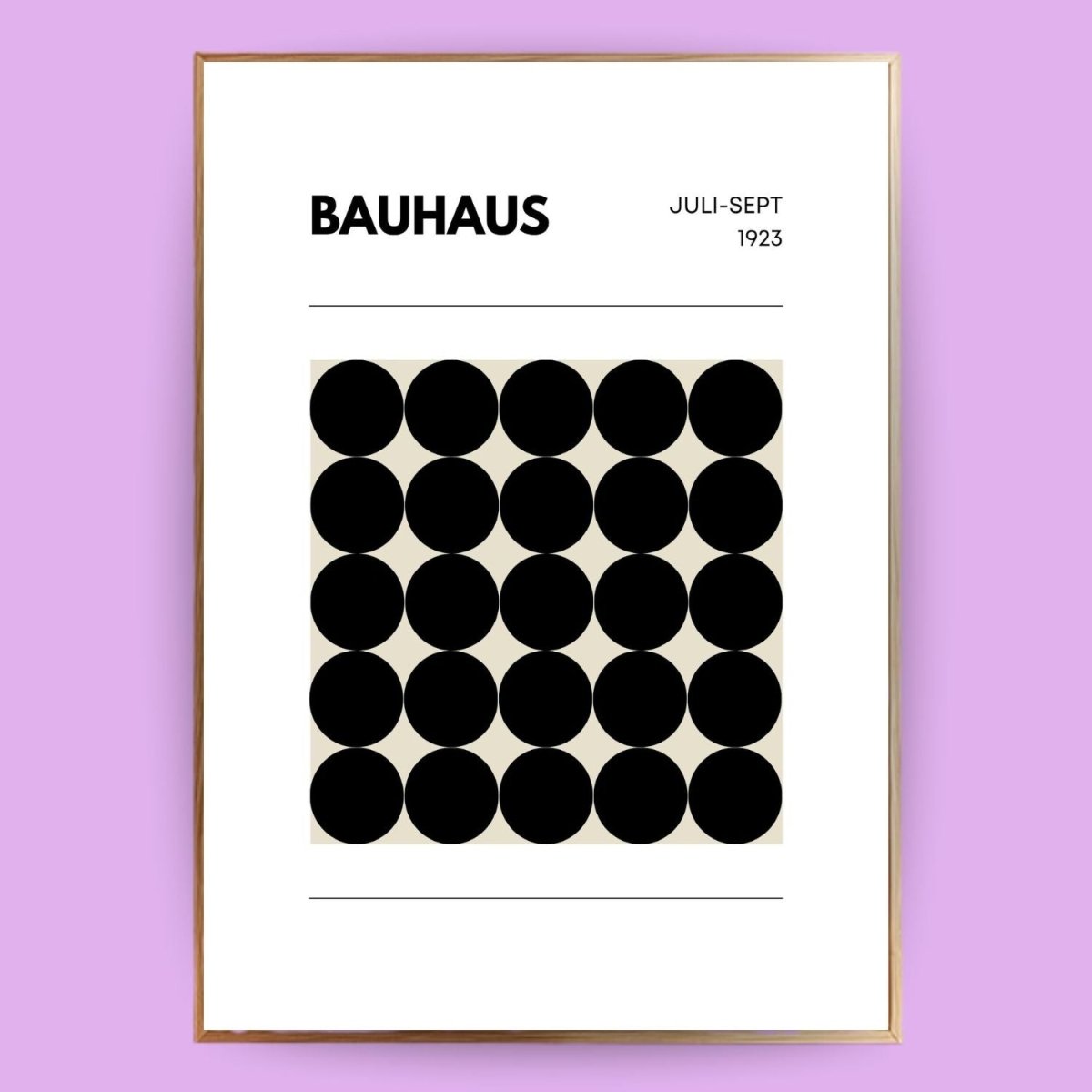 Bauhaus Poster - 13x18 cm - LostPrint