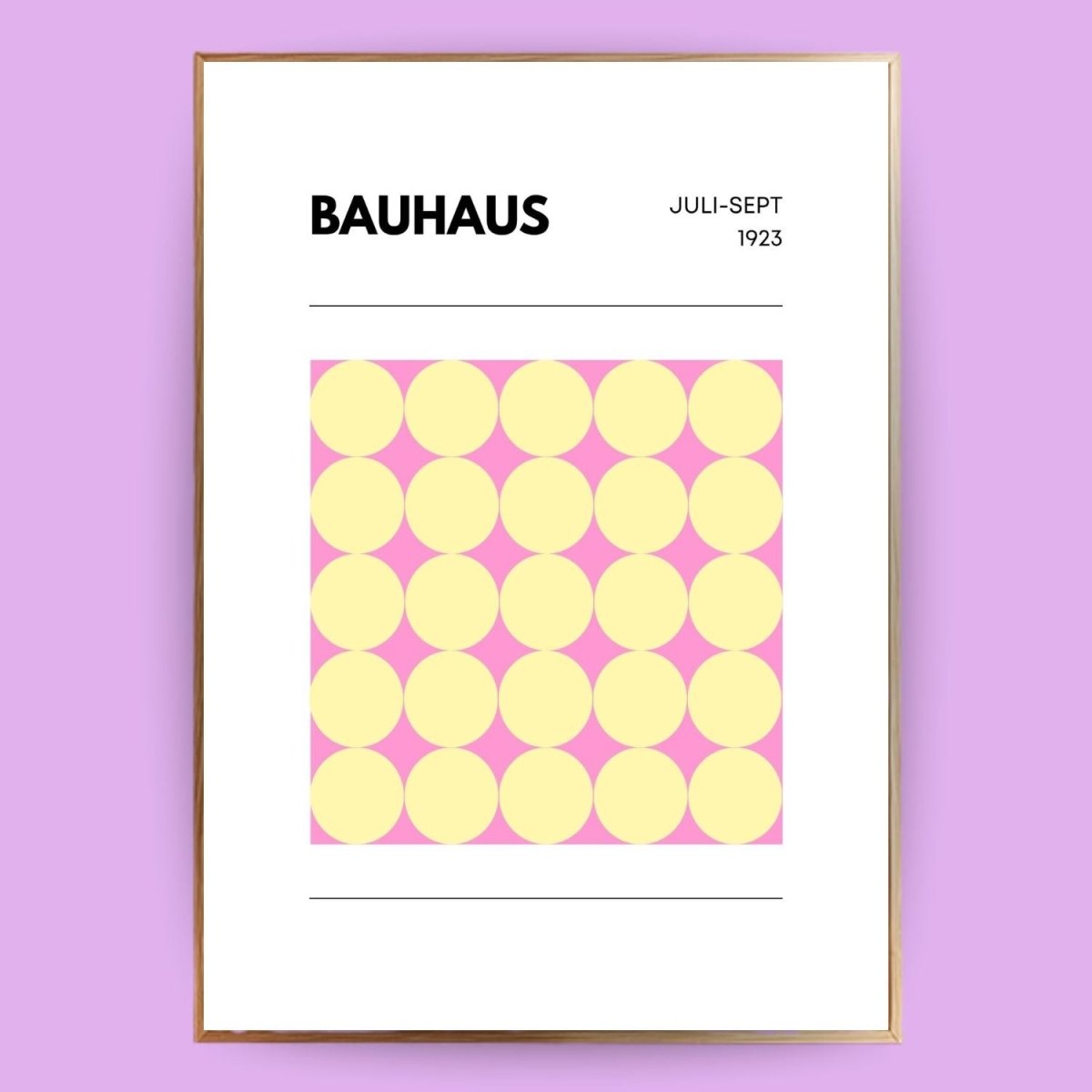 Bauhaus Poster - 13x18 cm - LostPrint
