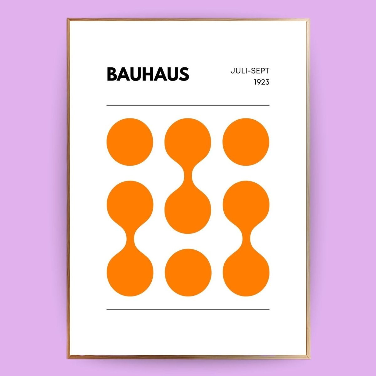 Bauhaus Poster - 13x18 cm - LostPrint