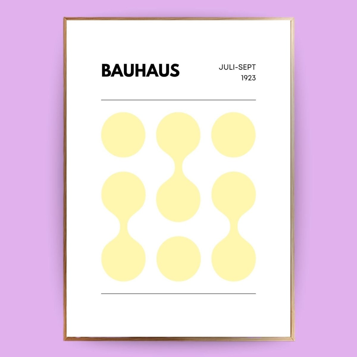 Bauhaus Poster - 13x18 cm - LostPrint