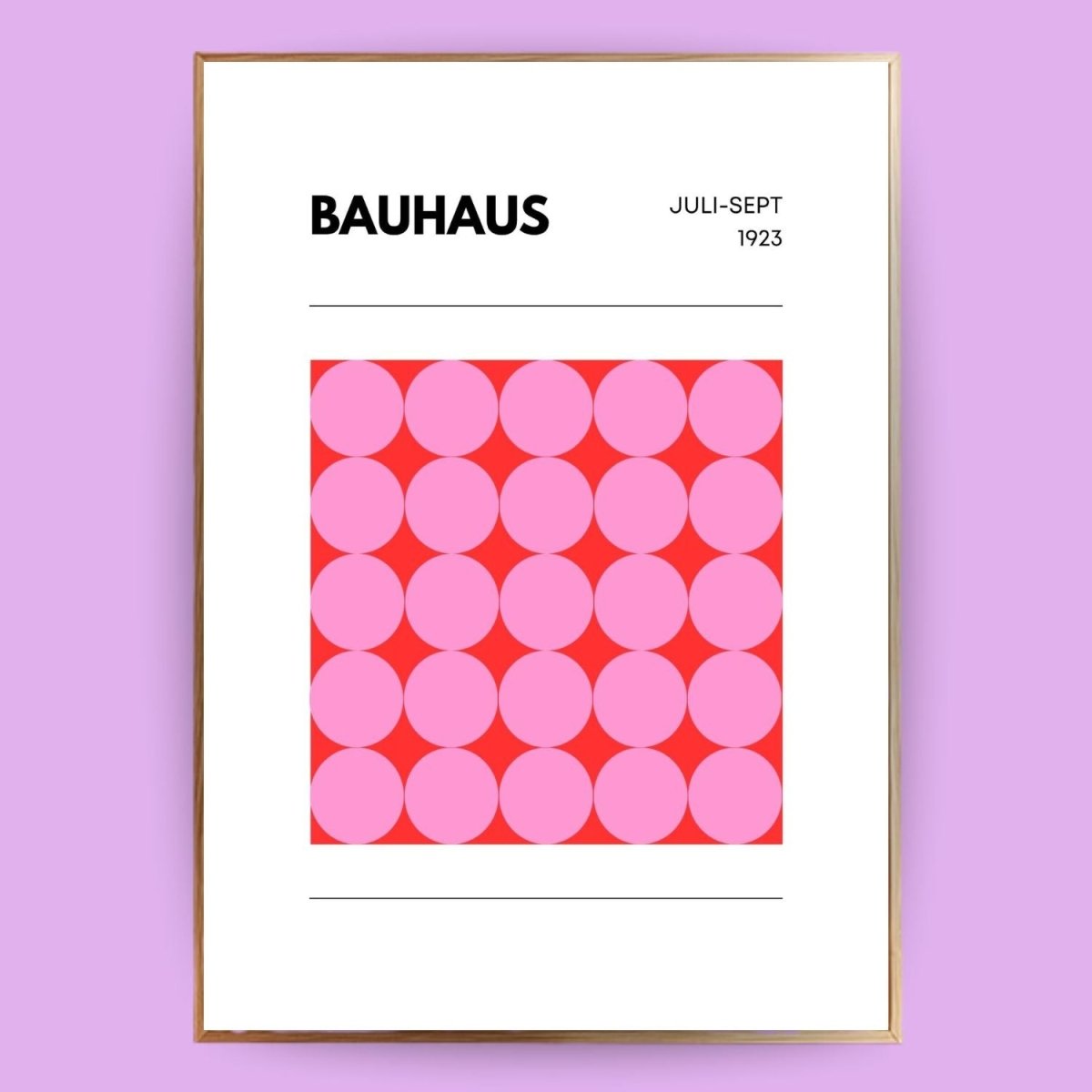 Bauhaus Poster - 13x18 cm - LostPrint