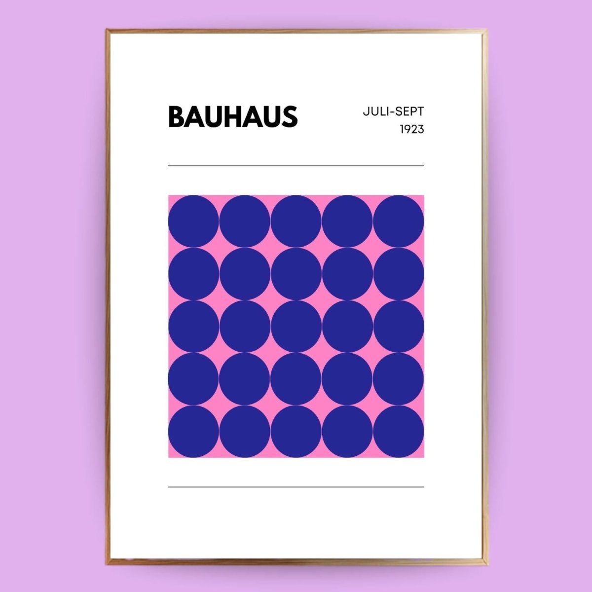 Bauhaus Poster - 13x18 cm - LostPrint