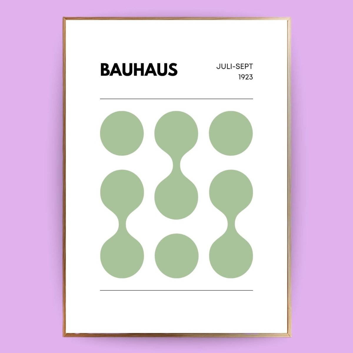 Bauhaus Poster - 13x18 cm - LostPrint