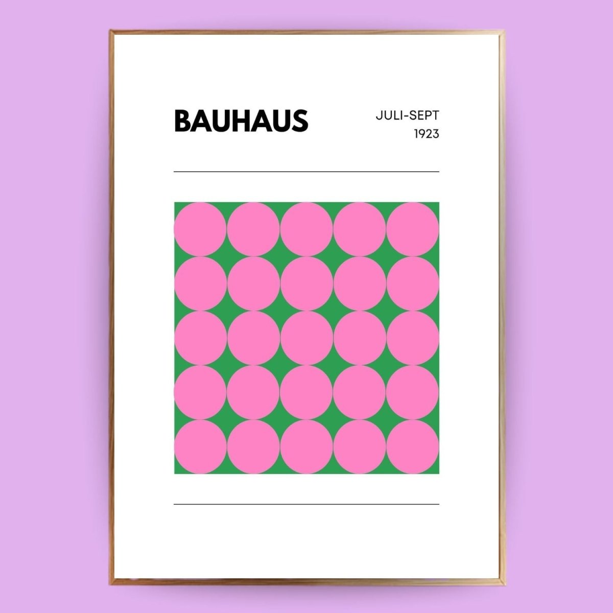Bauhaus Poster - 13x18 cm - LostPrint