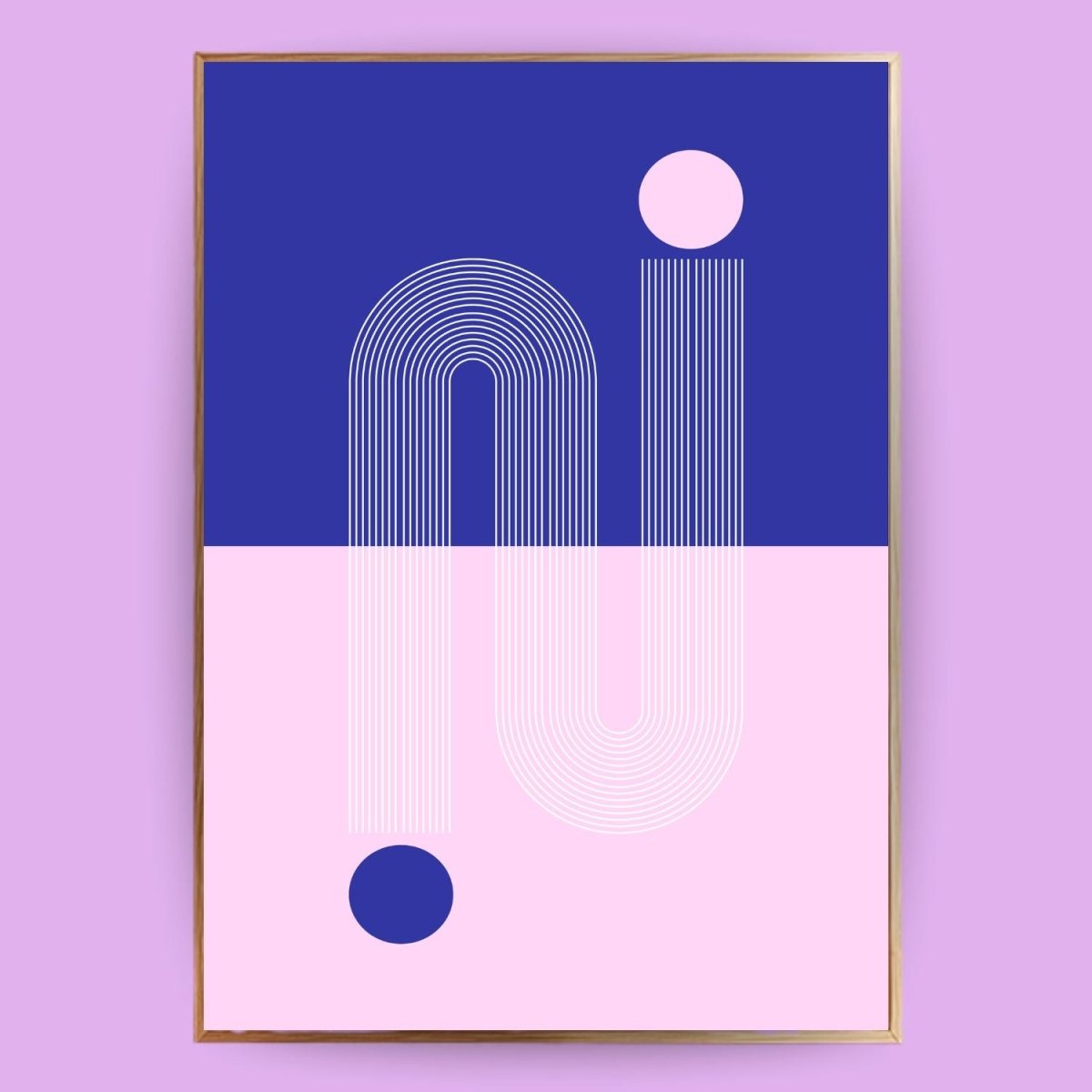 Bauhaus Stil Poster - 13x18 cm - LostPrint