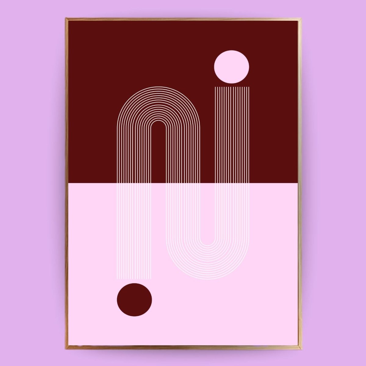 Bauhaus Stil Poster - 13x18 cm - LostPrint