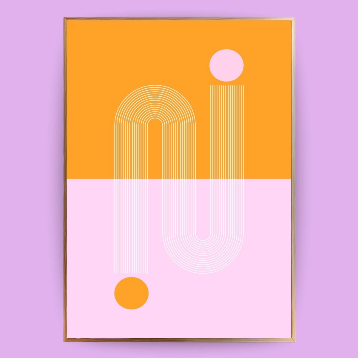 Bauhaus Stil Poster - 13x18 cm - LostPrint