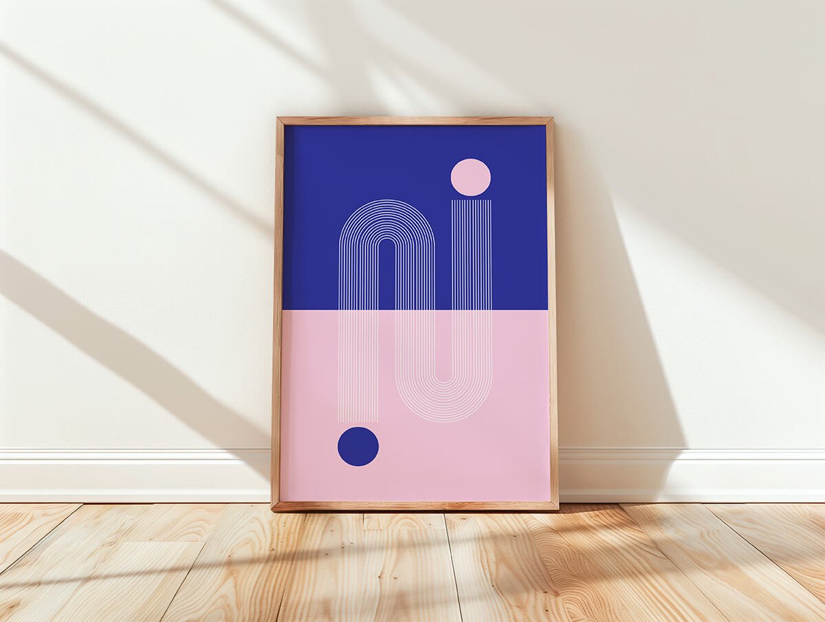 Bauhaus Stil Poster - 13x18 cm - LostPrint