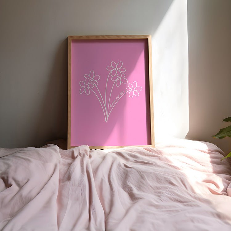 Blumen für dich Poster - 13x18 cm - LostPrint
