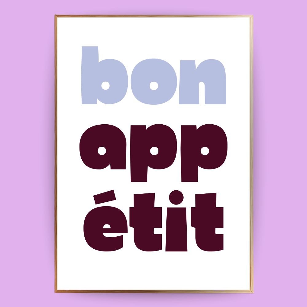 Bon apétit Poster - 13x18 cm - LostPrint