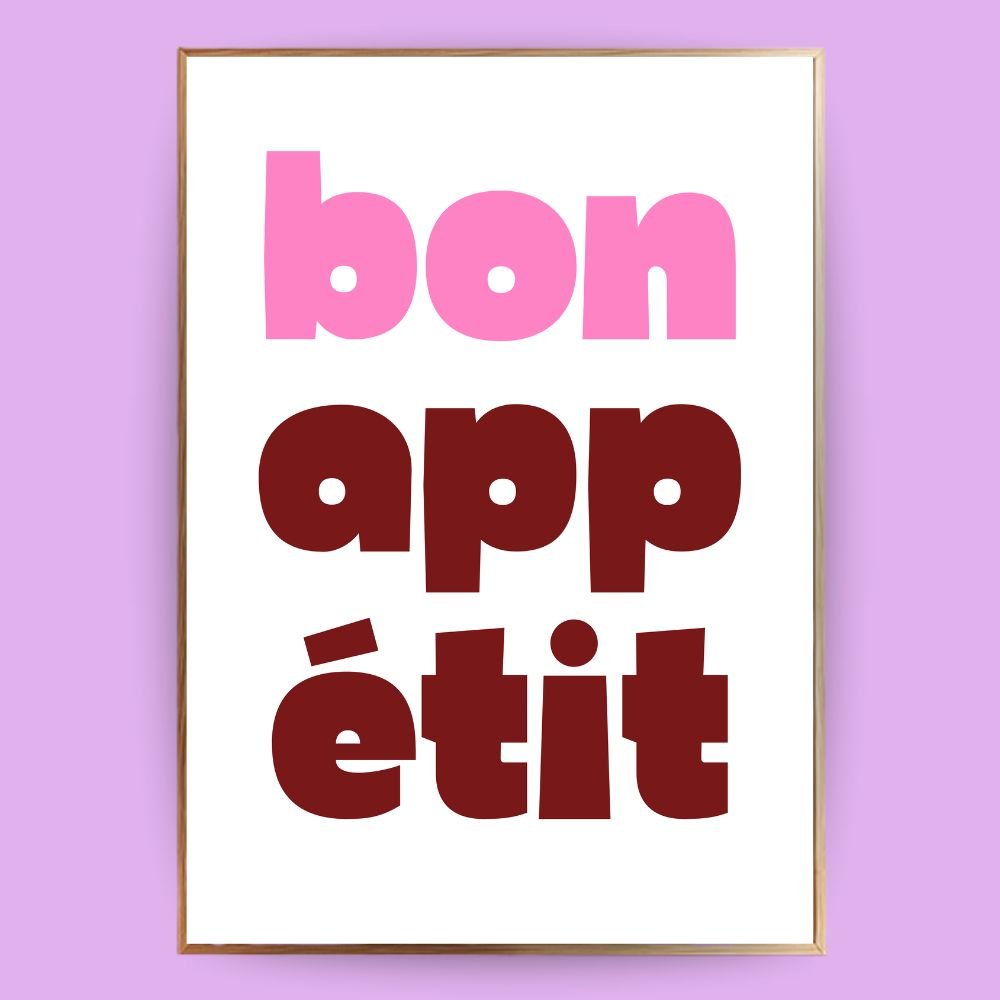 Bon apétit Poster - 13x18 cm - LostPrint