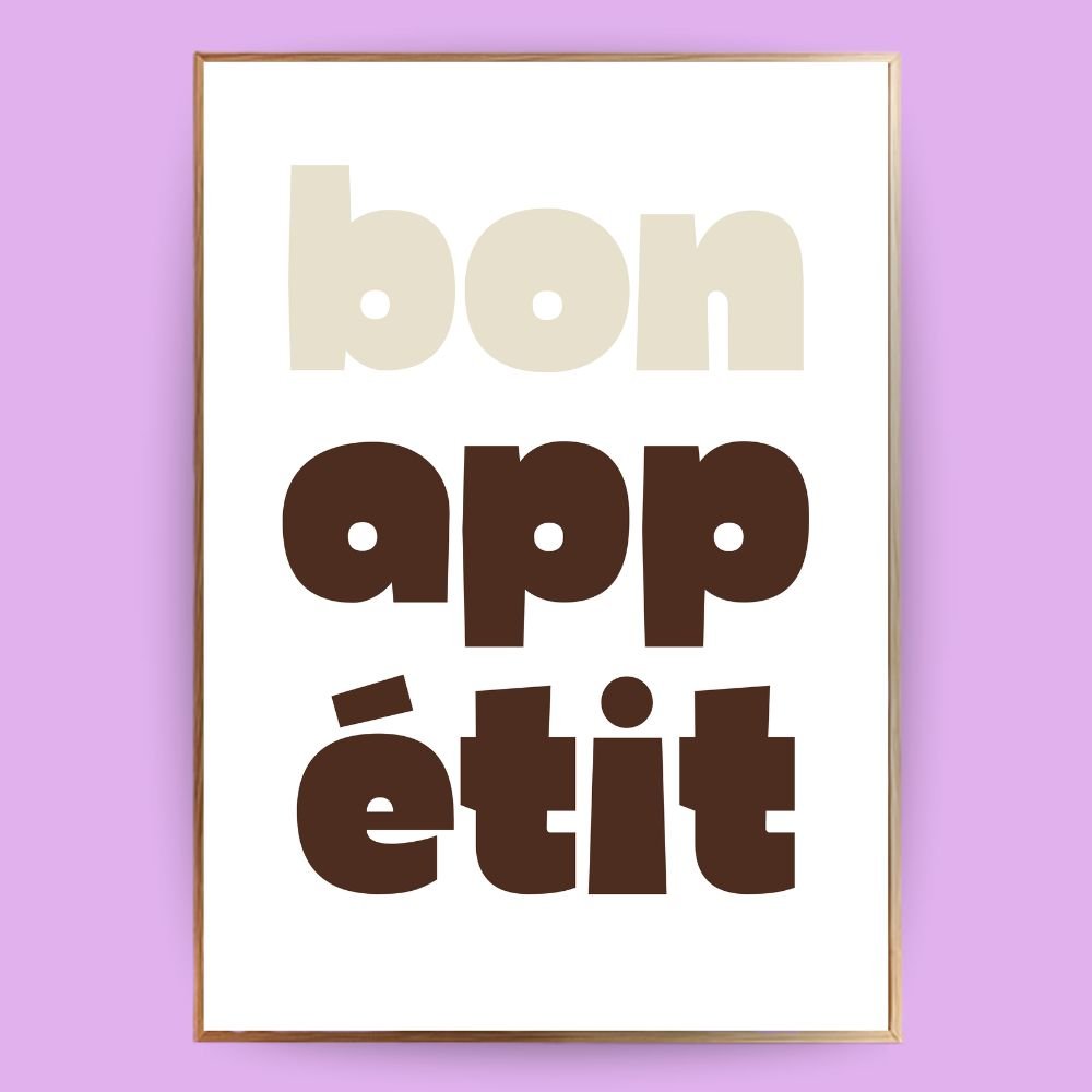 Bon apétit Poster - 13x18 cm - LostPrint