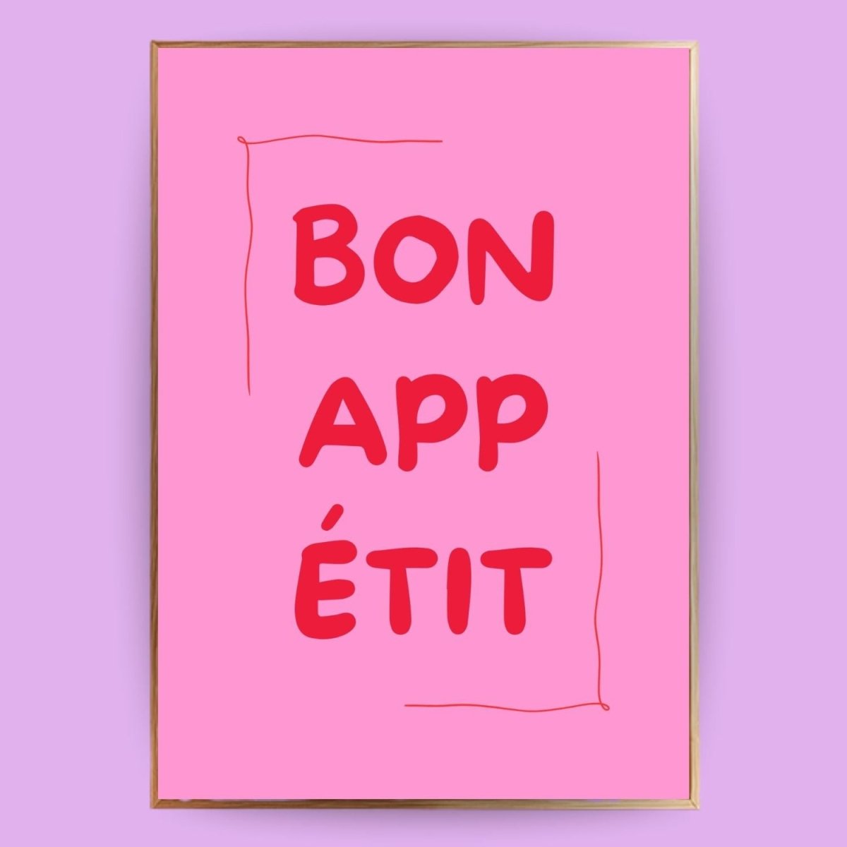 Bon appétit Poster - 13x18 cm - LostPrint