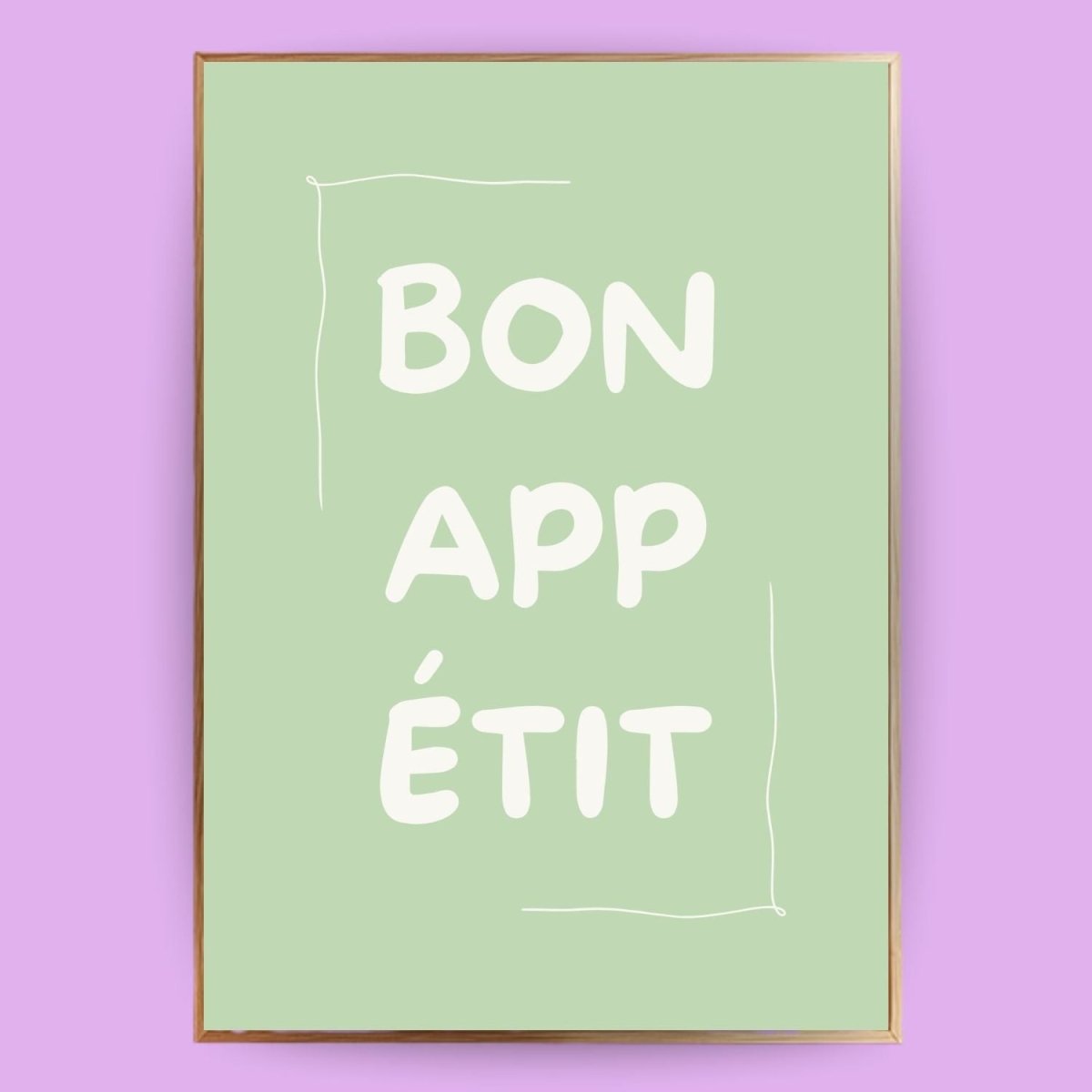 Bon appétit Poster - 13x18 cm - LostPrint