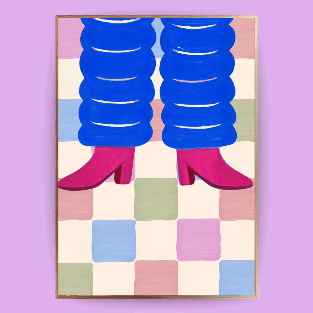 Bunte Schuhe Poster - 13x18 cm - LostPrint