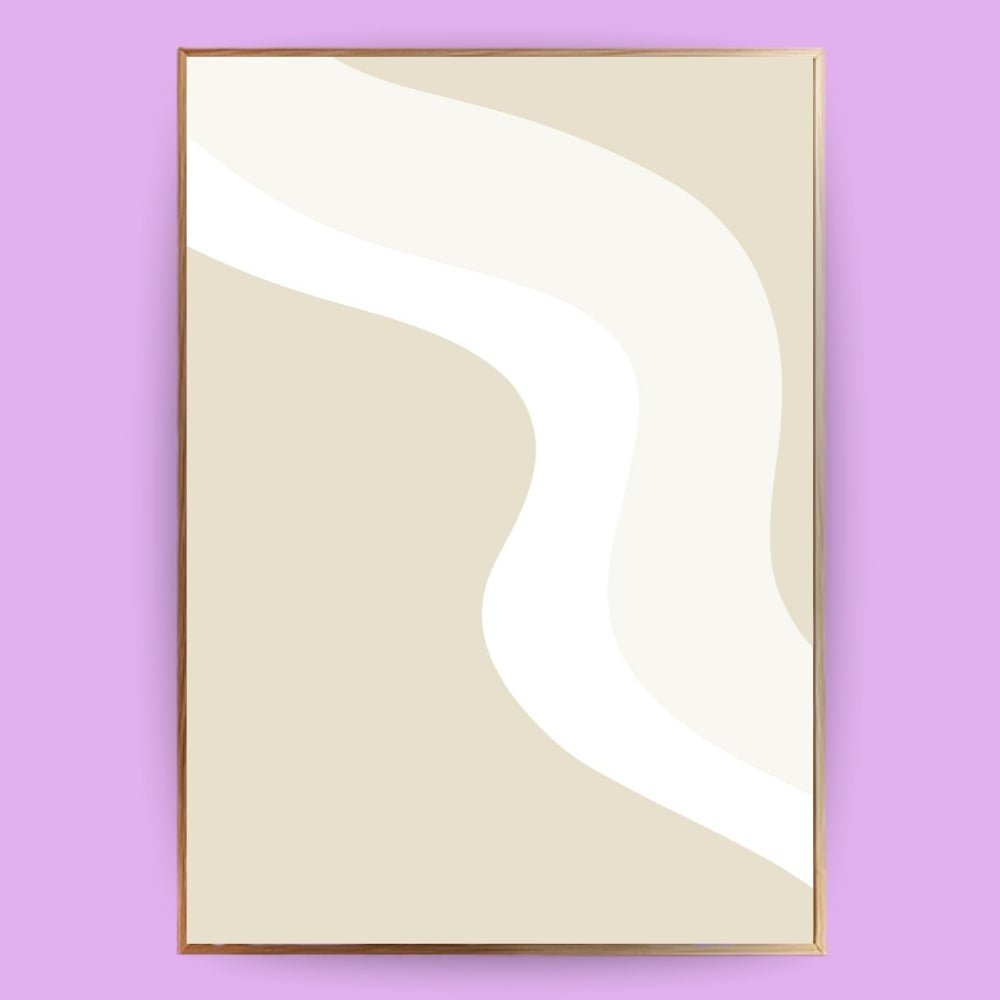 Bunte Wellen Poster - 13x18 cm - LostPrint