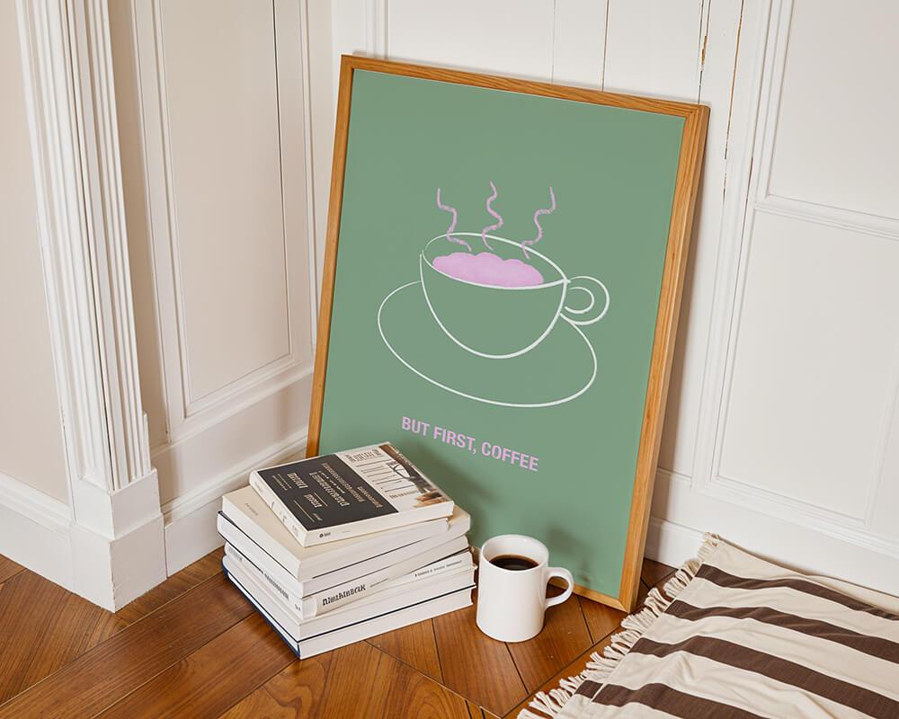 But first, coffee Poster - 13x18 cm - LostPrint