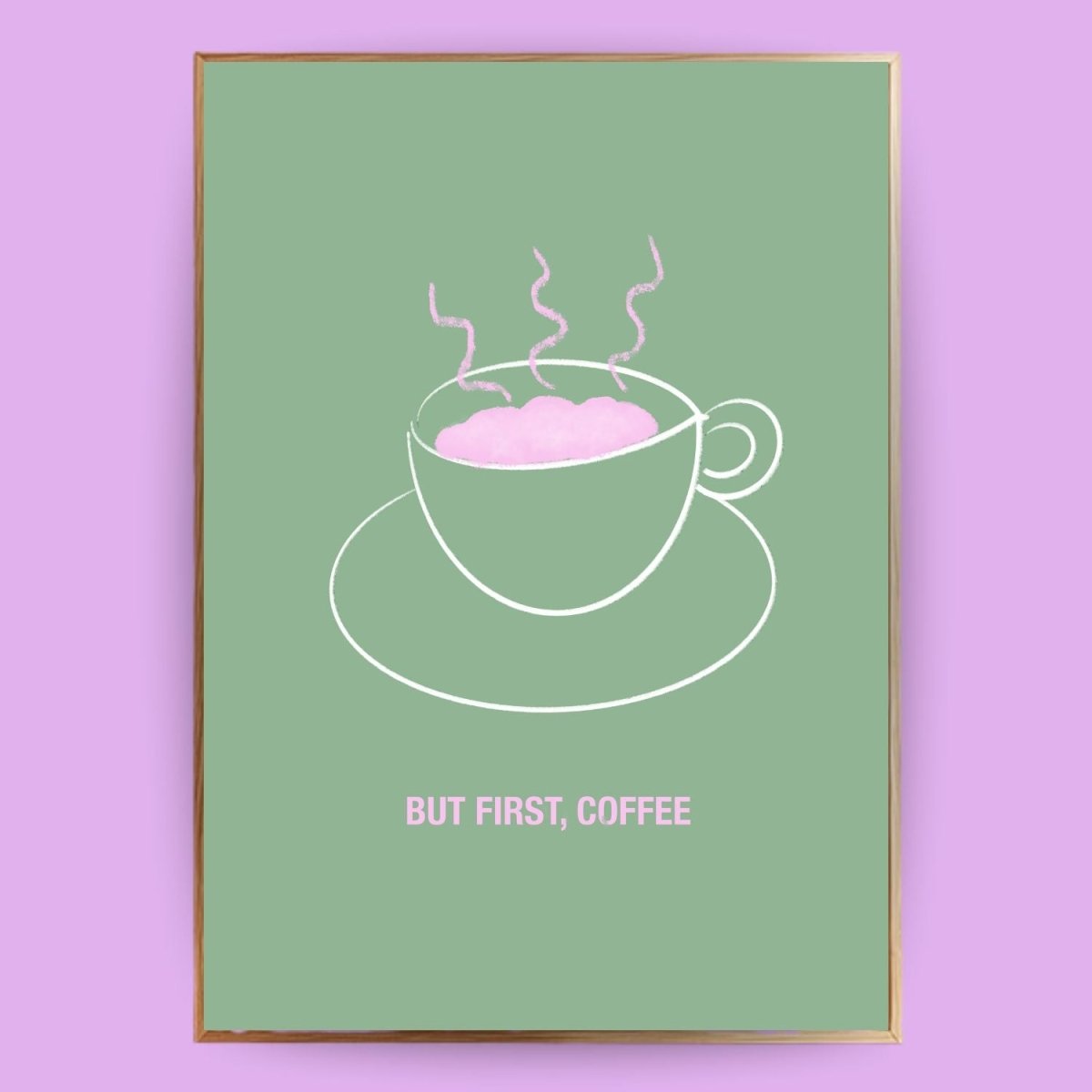 But first, coffee Poster - 13x18 cm - LostPrint