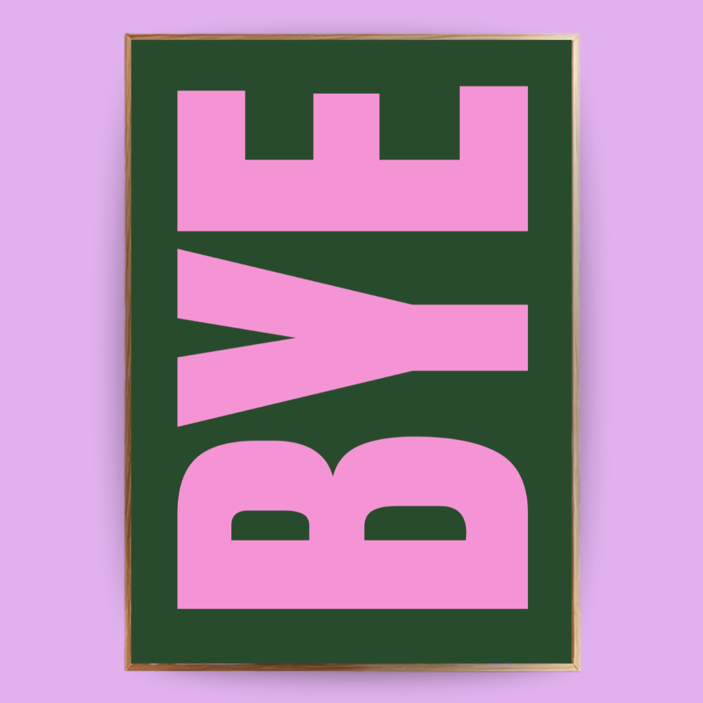 Bye Poster - 13x18 cm - LostPrint