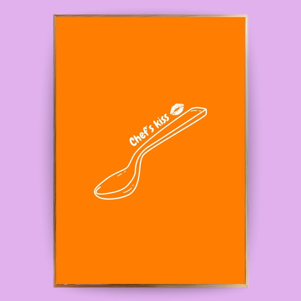 Chef´s Kiss Poster - 13x18 cm - LostPrint
