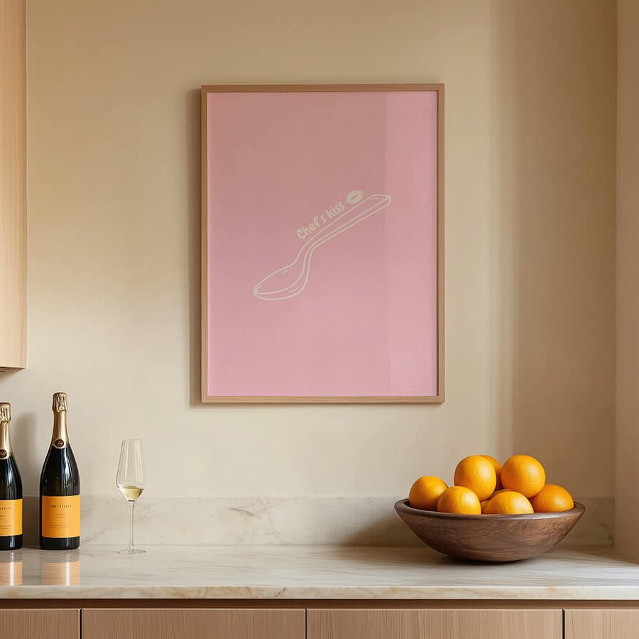 Chef´s Kiss Poster - 13x18 cm - LostPrint