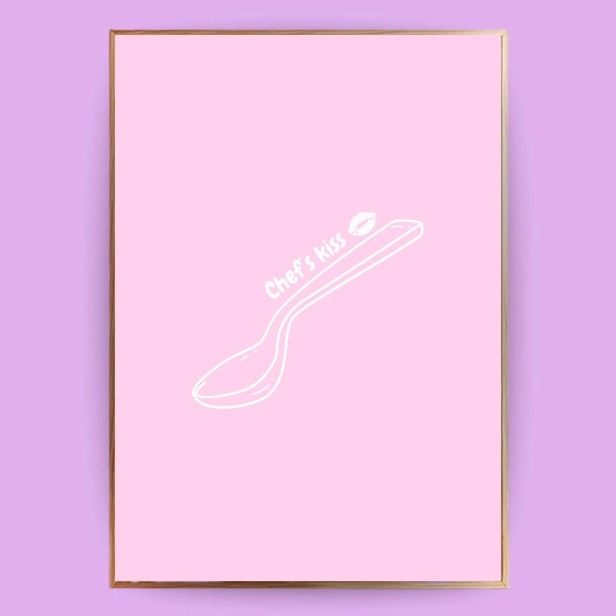 Chef´s Kiss Poster - 13x18 cm - LostPrint