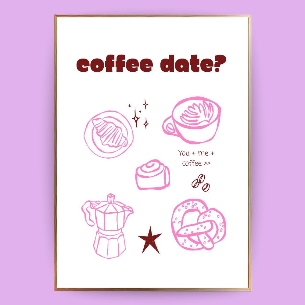 Coffee Date Poster - 13x18 cm - LostPrint