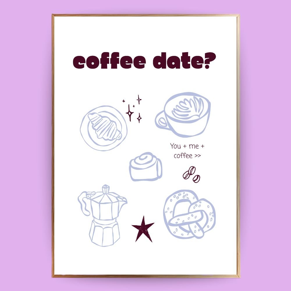 Coffee Date Poster - 13x18 cm - LostPrint