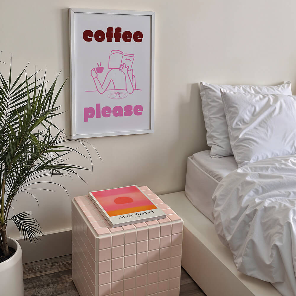 Coffee Please Poster - 13x18 cm - LostPrint