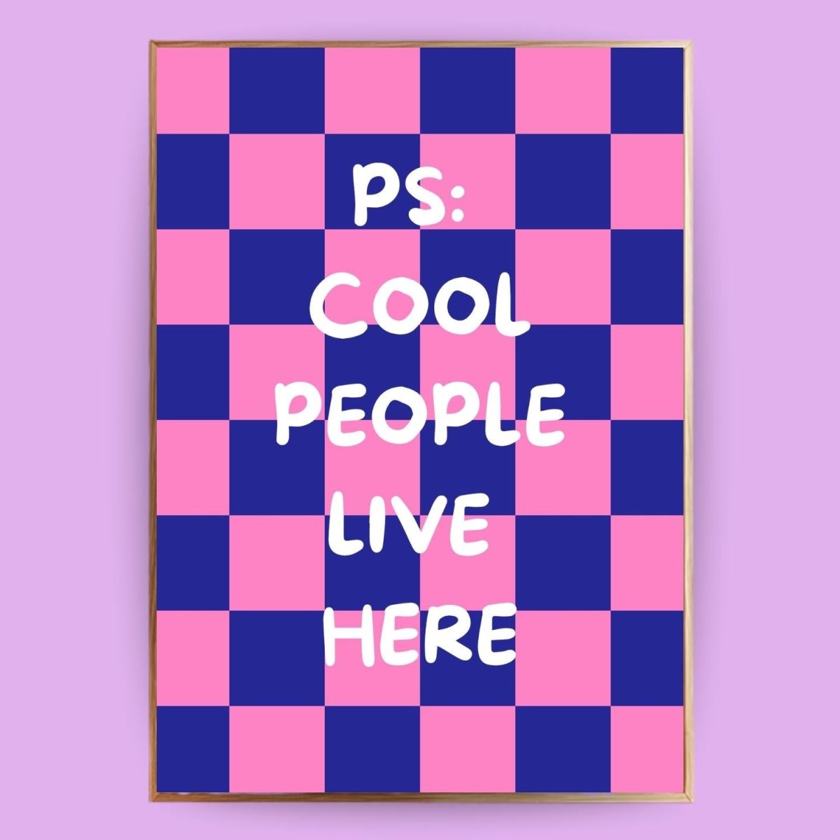 Cool People live here Poster - 13x18 cm - LostPrint
