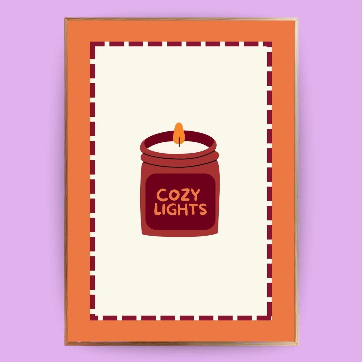 Cozy Lights Poster - 13x18 cm - LostPrint