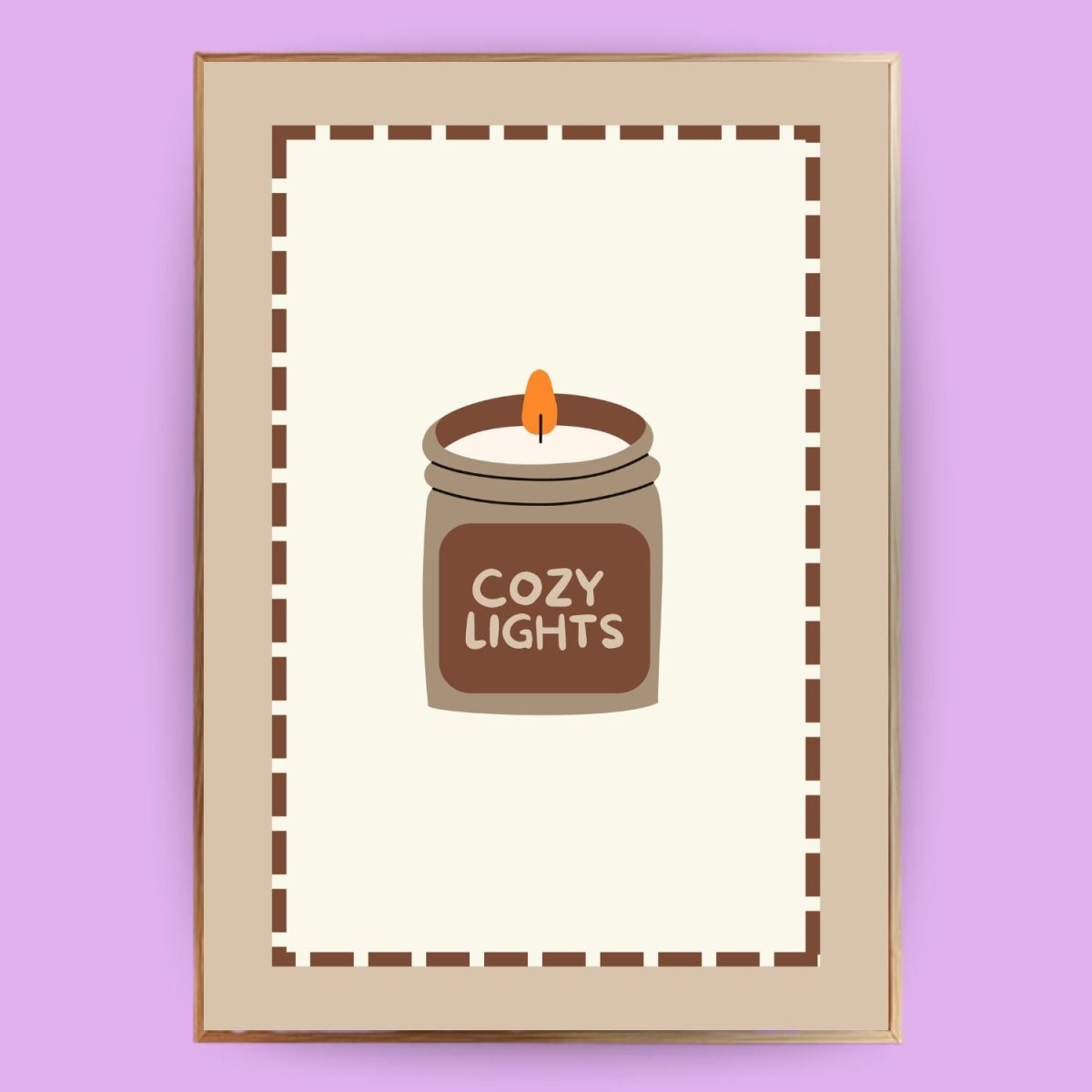 Cozy Lights Poster - 13x18 cm - LostPrint
