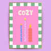 Cozy Kerzen Poster - LostPrint