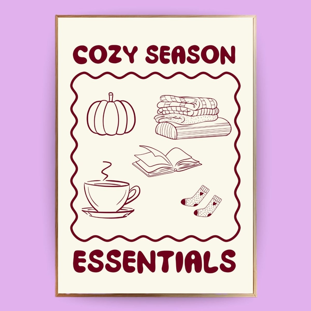 Cozy Season Poster - 13x18 cm - LostPrint