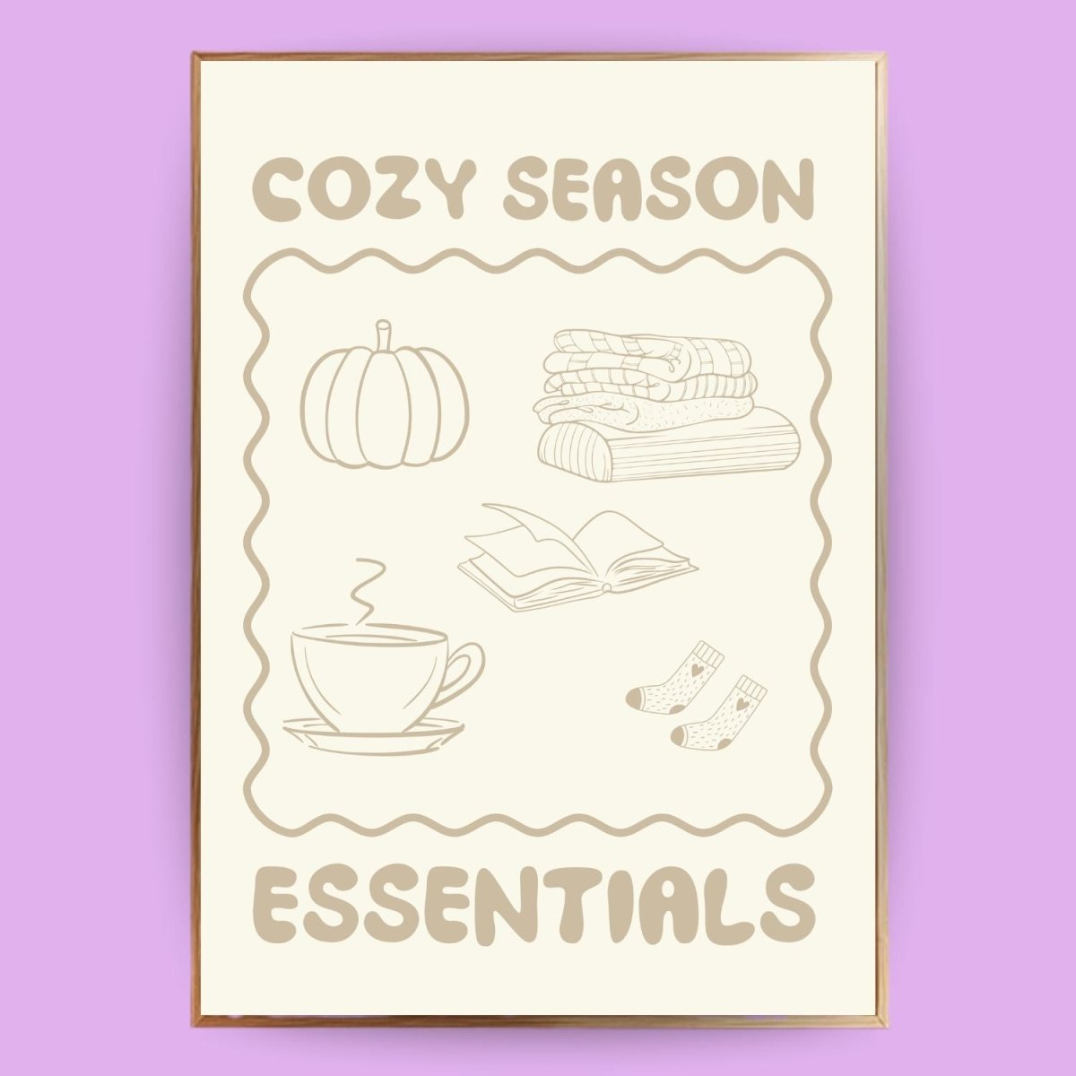 Cozy Season Poster - 13x18 cm - LostPrint