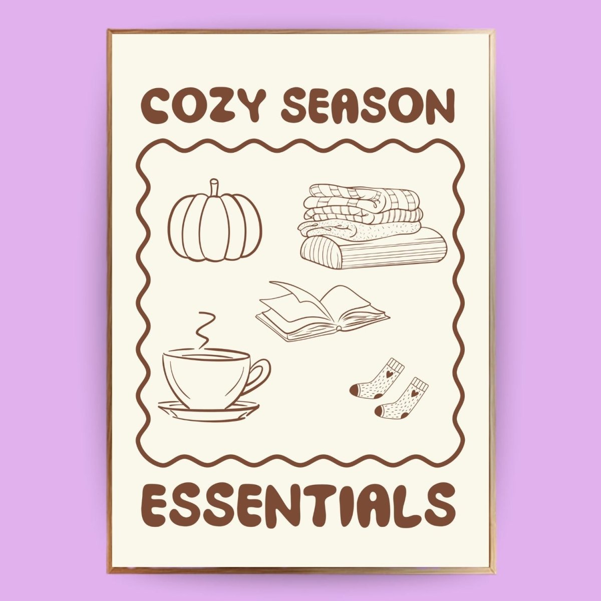 Cozy Season Poster - 13x18 cm - LostPrint