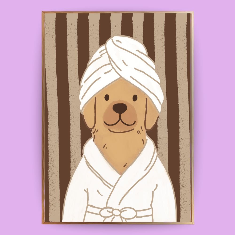 Dog Spa Poster - 13x18 cm - LostPrint